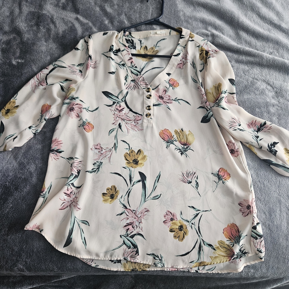 Floral Print Women's Top